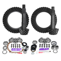 Yukon Gear & Axle Yukon Gear Ring & Pinion Gear Kit Package Front & Rear with Install Kits - Toyota 8in/8IFS