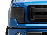 Raxiom 09-14 Ford F-150 Axial OEM Style Rep Headlights- Chrome Housing- Smoked Lens