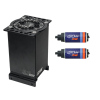 DeatschWerks 3.0L Staged Surge Tank w/ DW420 Fuel Pumps