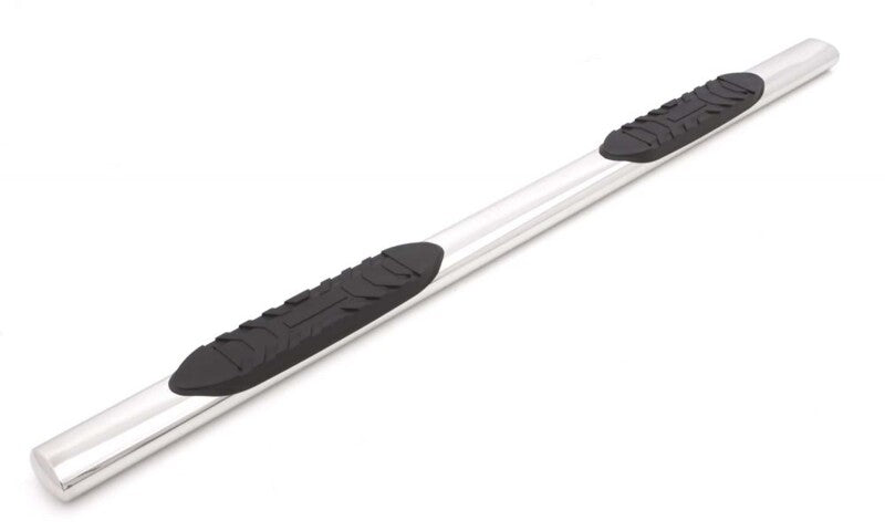 Lund 15-18 Ford F-150 SuperCab 5in. Oval Straight SS Nerf Bars - Polished