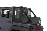 Bestop 07-18 Jeep Wrangler JK 4-Door Halftop Conversion Kit (Black Diamond)