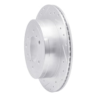 R1 Concepts R1 08-14 Mitsubishi Montero Limited (Mexico) Rear Left Drilled & Slotted Silver Brake Rotor