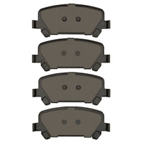 DFC 15-20 Chevrolet Colorado Rear 5000 Advanced Ceramic Brake Pads
