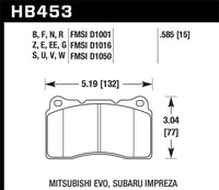 Hawk Performance Hawk 03-06 Evo / 04-09 STi / 09-10 Genesis Coupe (Track Only) / 2010 Camaro SS / 08-09 Pontiac G8 GX