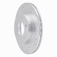 R1 Concepts R1 90-90 Pontiac 6000 Rear Left Drilled & Slotted Silver Brake Rotor