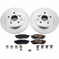 PowerStop Power Stop 2019 Lexus ES350 Rear Z17 Evolution Geomet Coated Brake Kit