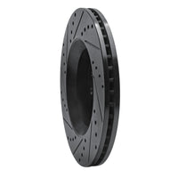 R1 Concepts R1 2002-2018 Dodge Sprinter 2500 Rear Right Drilled & Slotted Black Brake Rotor