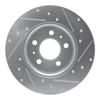 R1 Concepts R1 67-72 Volvo 164 Front Right Drilled & Slotted Silver Brake Rotor