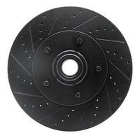 R1 Concepts R1 04-06 Ford E-150 Club Wagon Front Left Drilled & Slotted Black Brake Rotor