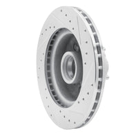 R1 Concepts R1 85-92 Chevrolet Camaro Front Left Drilled & Slotted Silver Brake Rotor