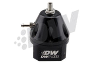 DeatschWerks DWR1000iL In-Line Adjustable Fuel Pressure Regulator - Black