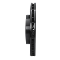 R1 Concepts R1 90-90 Lexus LS400 Front Left Drilled & Slotted Black Brake Rotor