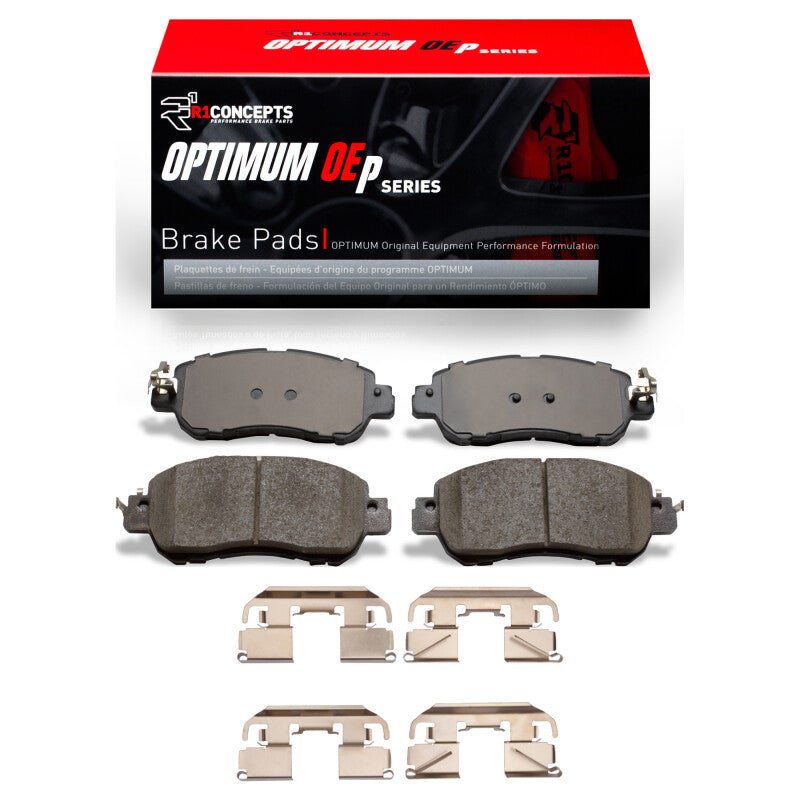 R1 Concepts R1 2017-2025 Nissan Versa Front R1 Optimum OE Pads & Hardware Kit