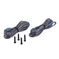 DS18 4x6in 60 Watts RMS 3 ohm 2-Way Coaxial Speakers And Component System w/ Fiberglass Cone