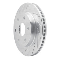 R1 Concepts R1 09-15 Toyota Hilux (Mexico) Front Left Drilled & Slotted Silver Brake Rotor