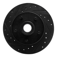 R1 Concepts R1 83-94 Ford Ranger (USA/Canada) Front Left Drilled & Slotted Black Brake Rotor