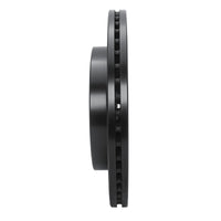 R1 Concepts R1 97-04 Ford F-150 4WD Front Right Drilled & Slotted Black Brake Rotor