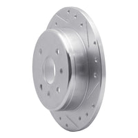 R1 Concepts R1 04-10 Chevrolet Epica (Mexico) Rear Right Drilled & Slotted Silver Brake Rotor