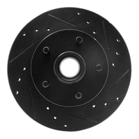 R1 Concepts R1 95-97 Ford Ranger (USA/Canada) Front Right Drilled & Slotted Black Brake Rotor