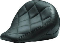 Mustang Motorcycle Mustang 18-21 Indian Scout Bobber Standard Touring Solo Seat Diamond Stitch - Black