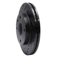 R1 Concepts R1 04-10 Chevrolet Optra (USA/Canada) Front Left Drilled & Slotted Black Brake Rotor