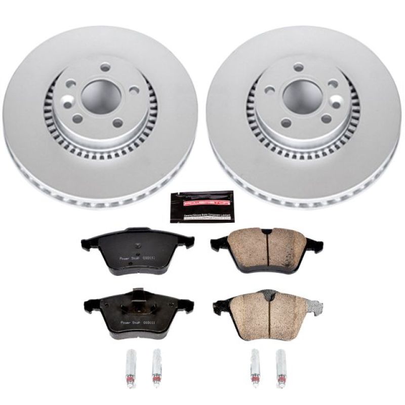 PowerStop Power Stop 15-18 Volvo S60 Front Z23 Evolution Sport Coated Brake Kit