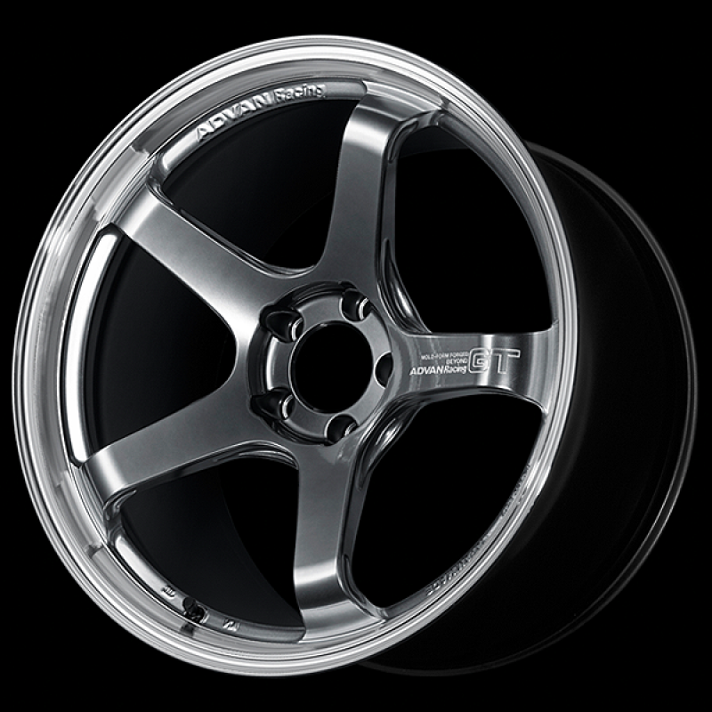 Advan GT Beyond 17X8.5 / +31 Offset / 5x114.3 BC / +31mm Bore / Machining and Hyper Platinum Black