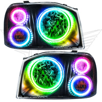 ORACLE Lighting Oracle Nissan Frontier 01-04 Halo Kit - Triple - ColorSHIFT