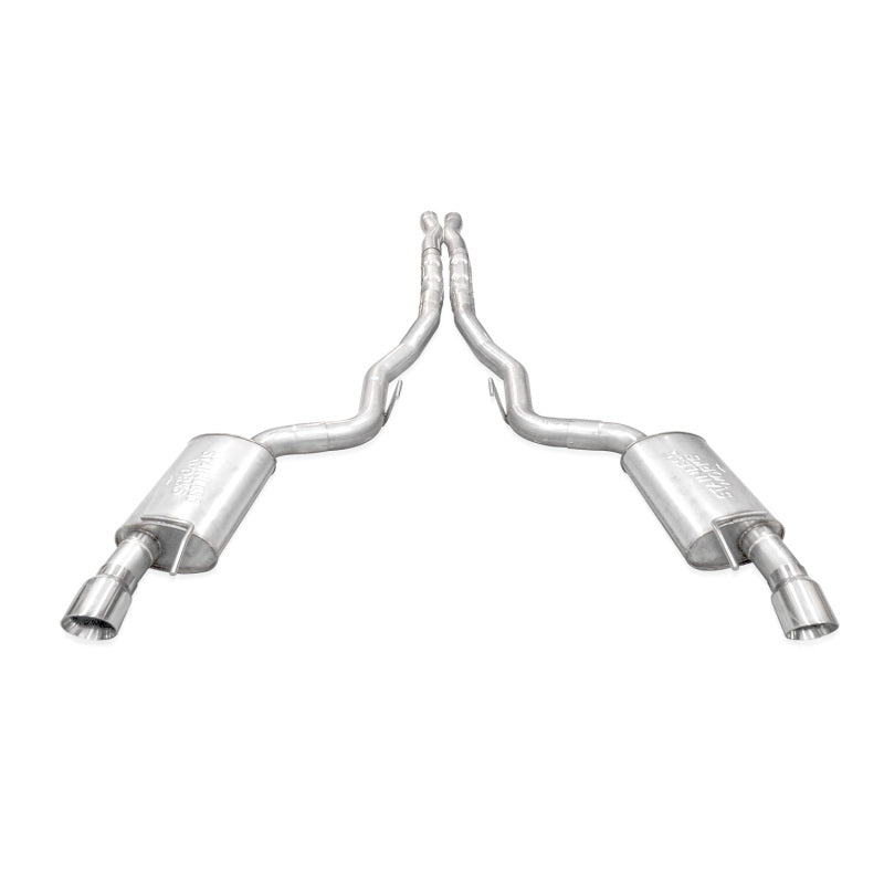 Stainless Works 2024 Mustang GT Catback Dual Tips Redline Sound X-Pipe Factory Connect Exhaust
