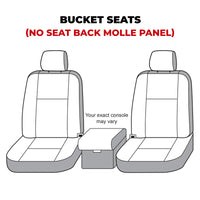 Covercraft 21-24 Ford Bronco Polycotton SeatSaver Custom Front Row Seat Covers - Taupe