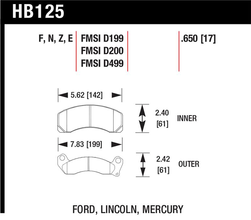Hawk Performance Hawk HPS Street Brake Pads