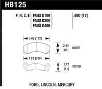 Hawk Performance Hawk HPS Street Brake Pads