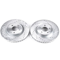 PowerStop Power Stop 09-11 Ford Flex Front Evolution Drilled & Slotted Rotors - Pair