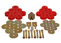 Energy Suspension Body Mount Set Exc. Convertible - Red
