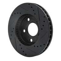 R1 Concepts R1 1990-1997 Buick LeSabre Front Left Drilled & Slotted Black Brake Rotor