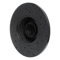R1 Concepts R1 79-85 Volkswagen Vanagon Front Left Drilled & Slotted Black Brake Rotor