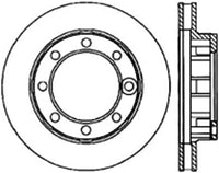 StopTech 71-86 Chevrolet K20 Suburban Cryo Slotted Front Left Sport Brake Rotor