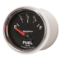 AutoMeter Gauge Fuel Level 2-1/16in. 240 Ohm(e) to 33 Ohm(f) Elec Gs