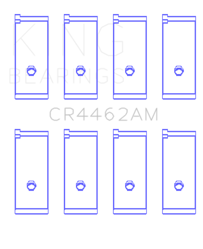 King Engine Bearings Honda Civic 1170Cc (Size +0.50mm) Connecting Rod Bearing Set
