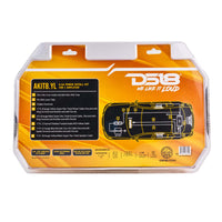 DS18 8-GA Amplifier Install Kit Advance- Yellow