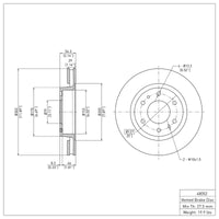 DFC 06-09 Buick Rainier Front Brake Rotor