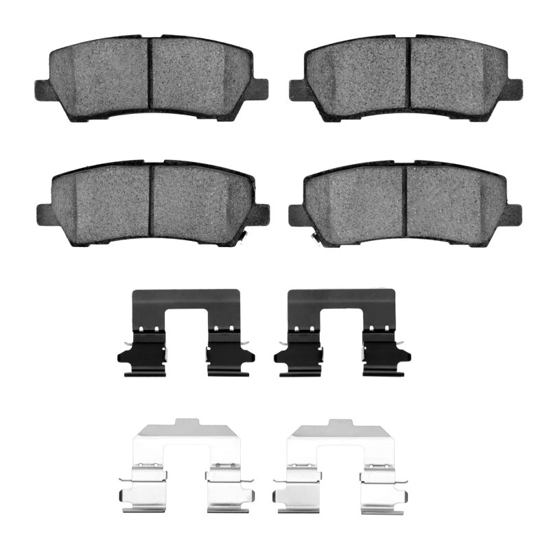 R1 Concepts R1 15-21 Ford Mustang Rear Ceramic Brake Pads & Hardware Kit