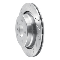 R1 Concepts R1 95-02 BMW Z3 Right Rear Drilled & Slotted Silver Brake Rotor