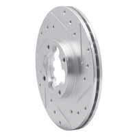 R1 Concepts R1 89-94 Subaru Justy Front Right Drilled & Slotted Silver Brake Rotor
