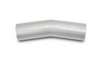 Vibrant 3.5in OD T304 SS 15 Deg Mandrel Bend 5in Leg Length (5.5in Centerline Radius)