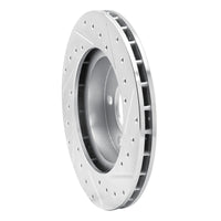 R1 Concepts R1 93-97 Chrysler CONCORDE Front Left Drilled & Slotted Silver Brake Rotor
