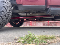 Wehrli 99-10 Ford / 94-22 RAM Univ ECLB/CCLB 68in. Traction Bar Kit - WCFab Red
