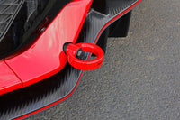 Perrin Performance PERRIN 17-21 Honda Civic Si/Type R/Touring/Hatchback Tow Hook Kit Rear - Red