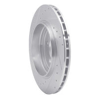 R1 Concepts R1 01-06 BMW 330I Rear Right Drilled & Slotted Silver Brake Rotor