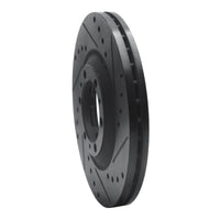 R1 Concepts R1 92-02 Acura SLX Front Right Drilled & Slotted Black Brake Rotor